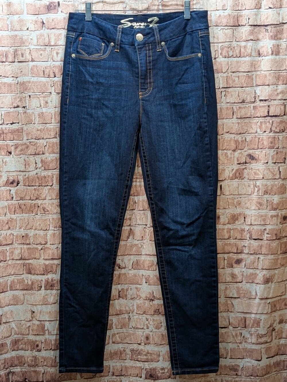 Seven7 Tummyless High Rise Skinny Jeans Size 8